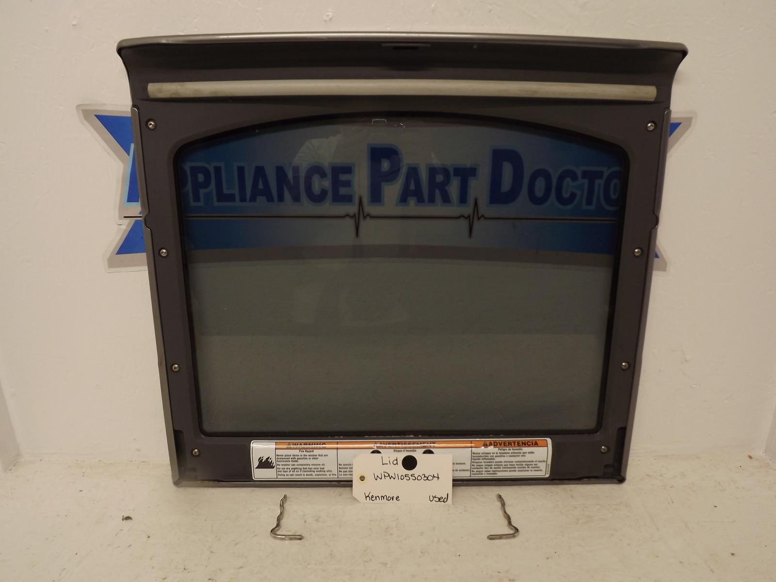 Kenmore Washer WPW10550304 Lid Used Kenmore Washer WPW10550304 Lid Used